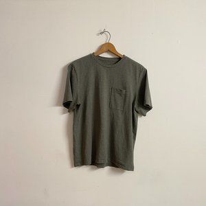Everlane Cotton Tee Shirt XL Grey Green